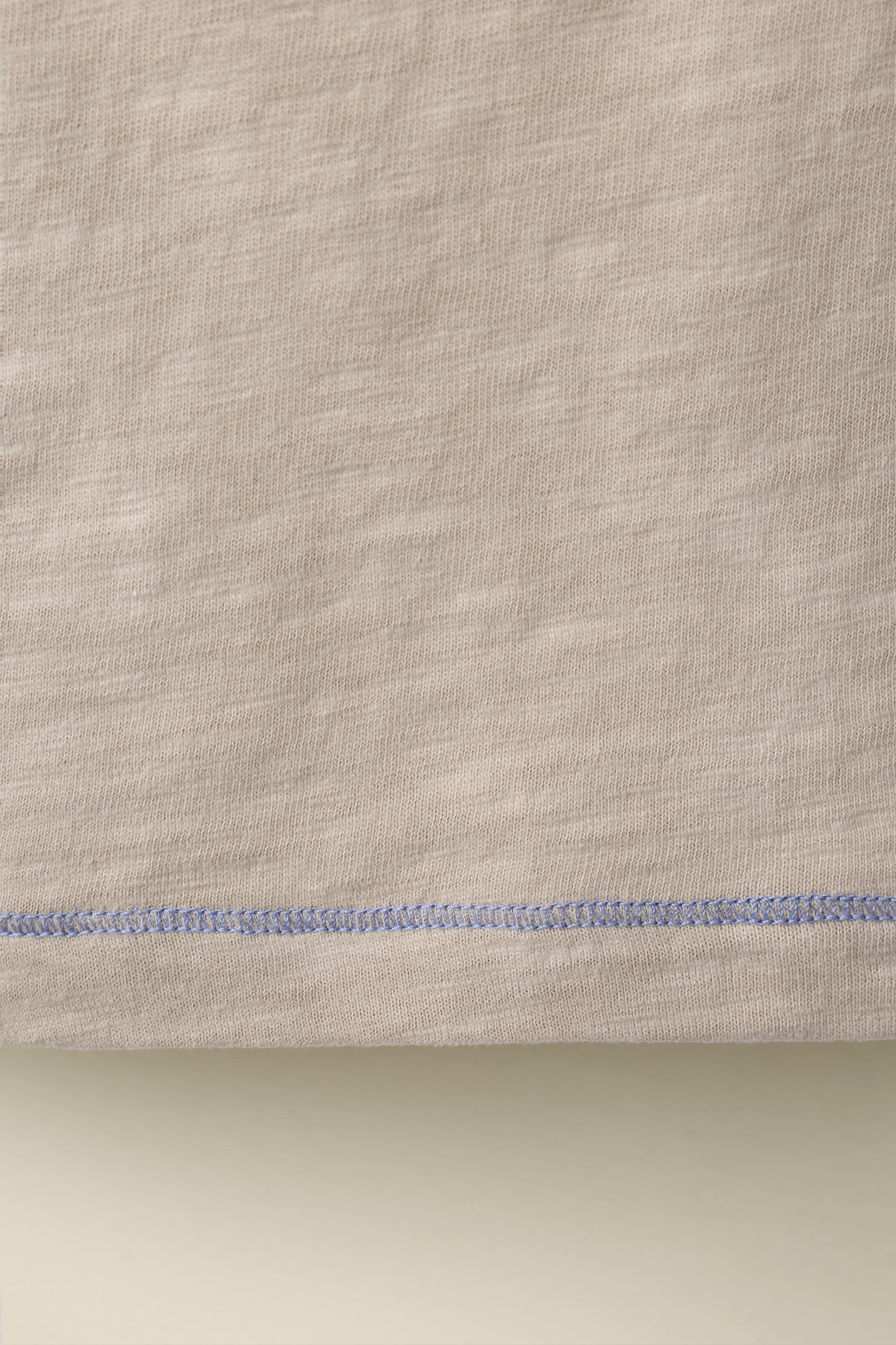 TOPSTITCHED T-SHIRT CREATED BY CARAMEL LONDON X ZARA